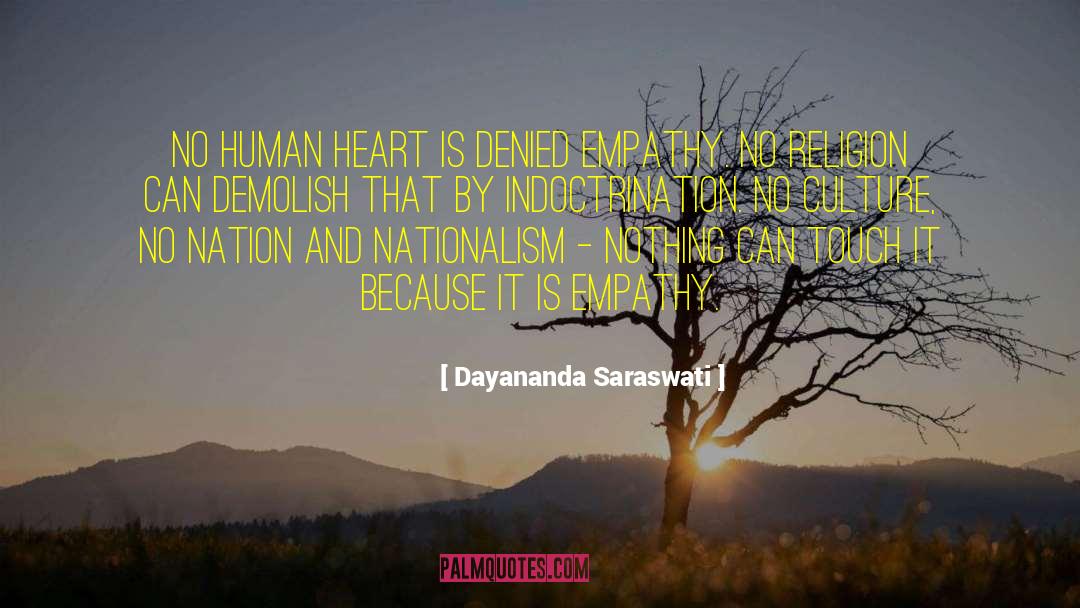 Dayananda Saraswati Quotes: No human heart is denied