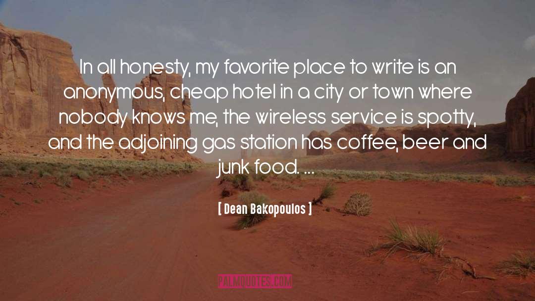 Dean Bakopoulos Quotes: In all honesty, my favorite