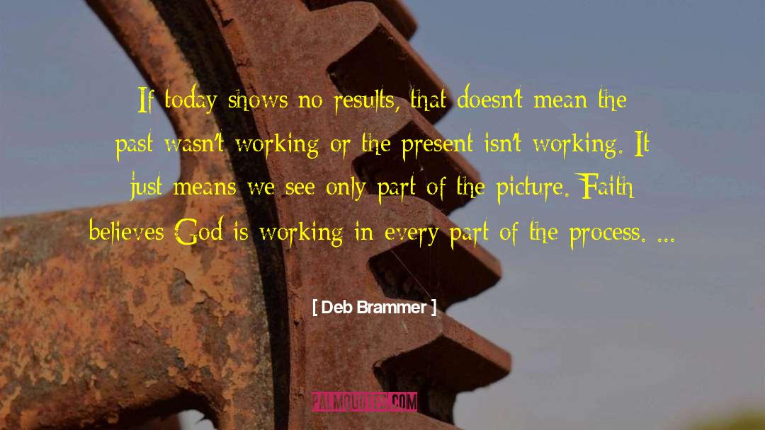 Deb Brammer Quotes: If today shows no results,