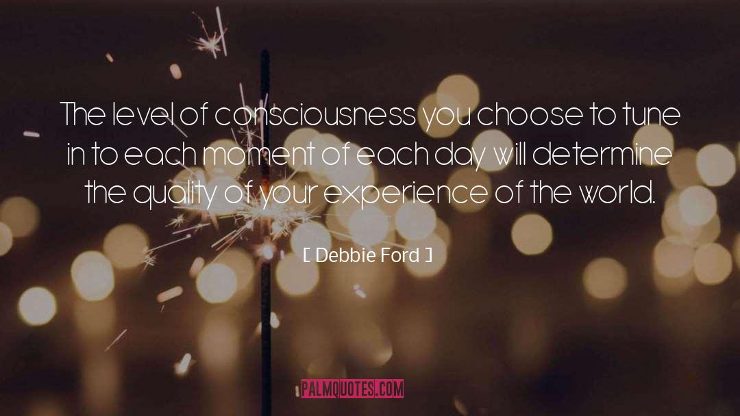 Debbie Ford Quotes: The level of consciousness you