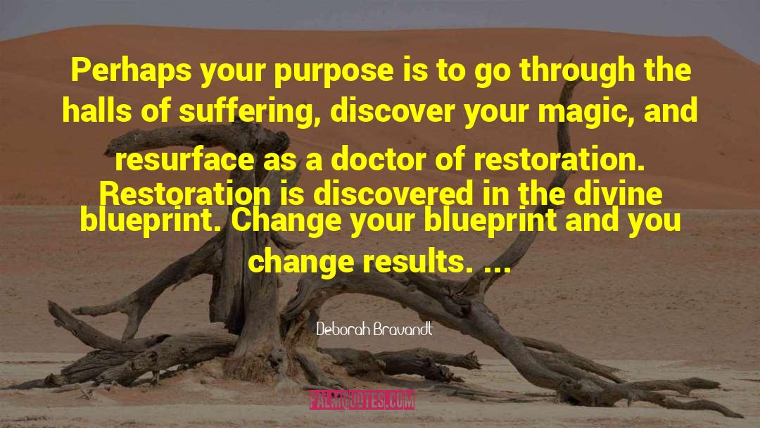 Deborah Bravandt Quotes: Perhaps your purpose is to