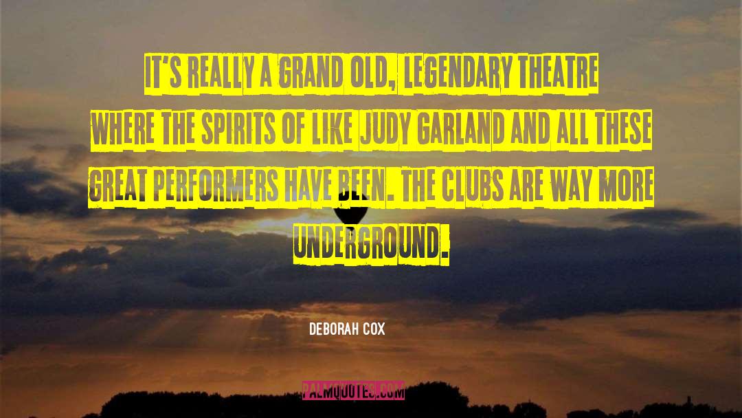 Deborah Cox Quotes: It's really a grand old,