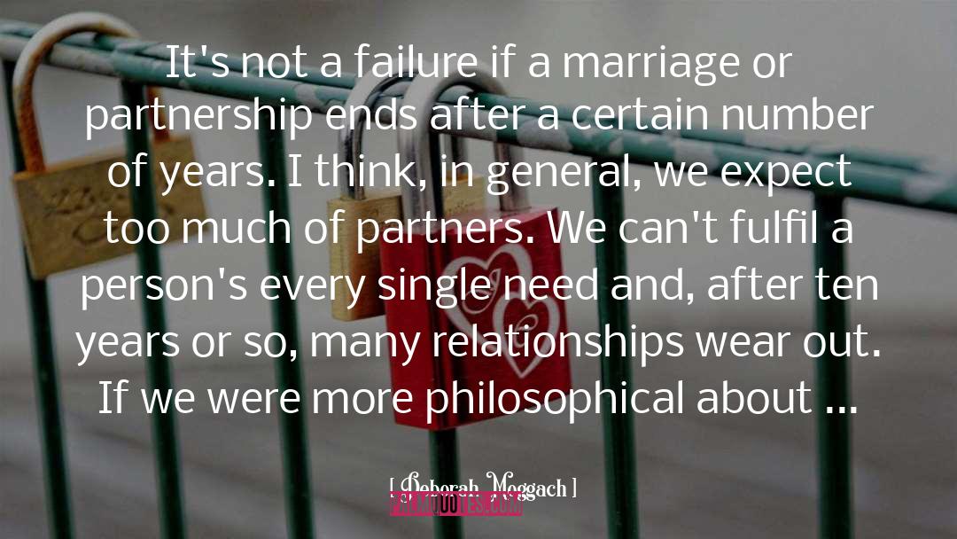 Deborah Moggach Quotes: It's not a failure if