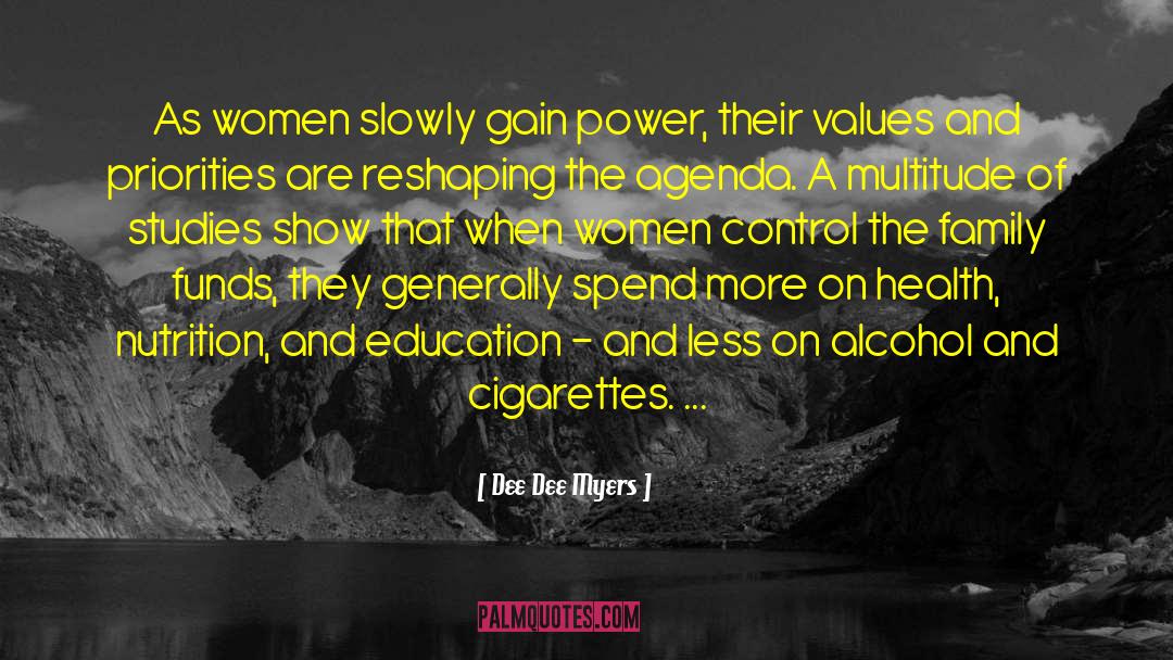 Dee Dee Myers Quotes: As women slowly gain power,