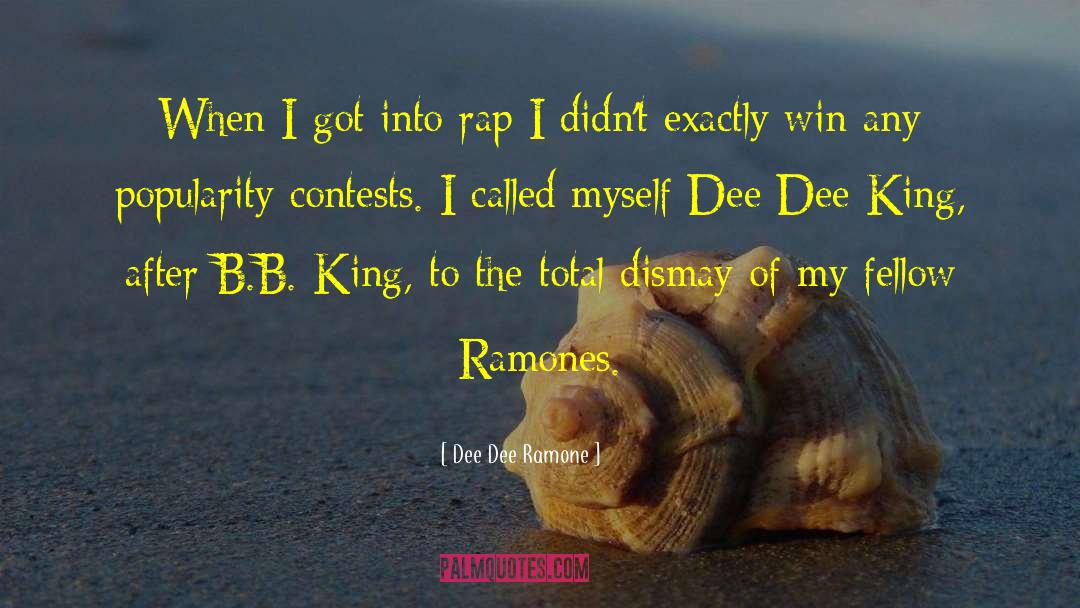 Dee Dee Ramone Quotes: When I got into rap