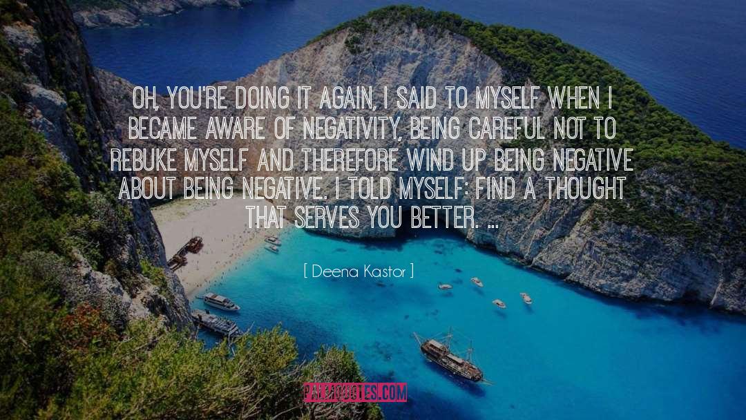 Deena Kastor Quotes: Oh, you're doing it again,