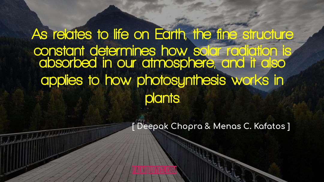 Deepak Chopra & Menas C. Kafatos Quotes: As relates to life on