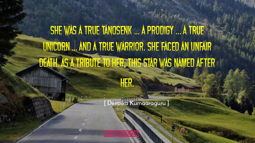 Deepika Kumaaraguru Quotes: She was a true Tanosenk