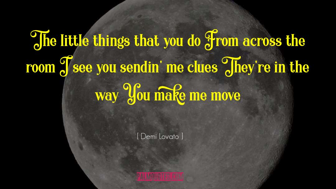 Demi Lovato Quotes: The little things that you