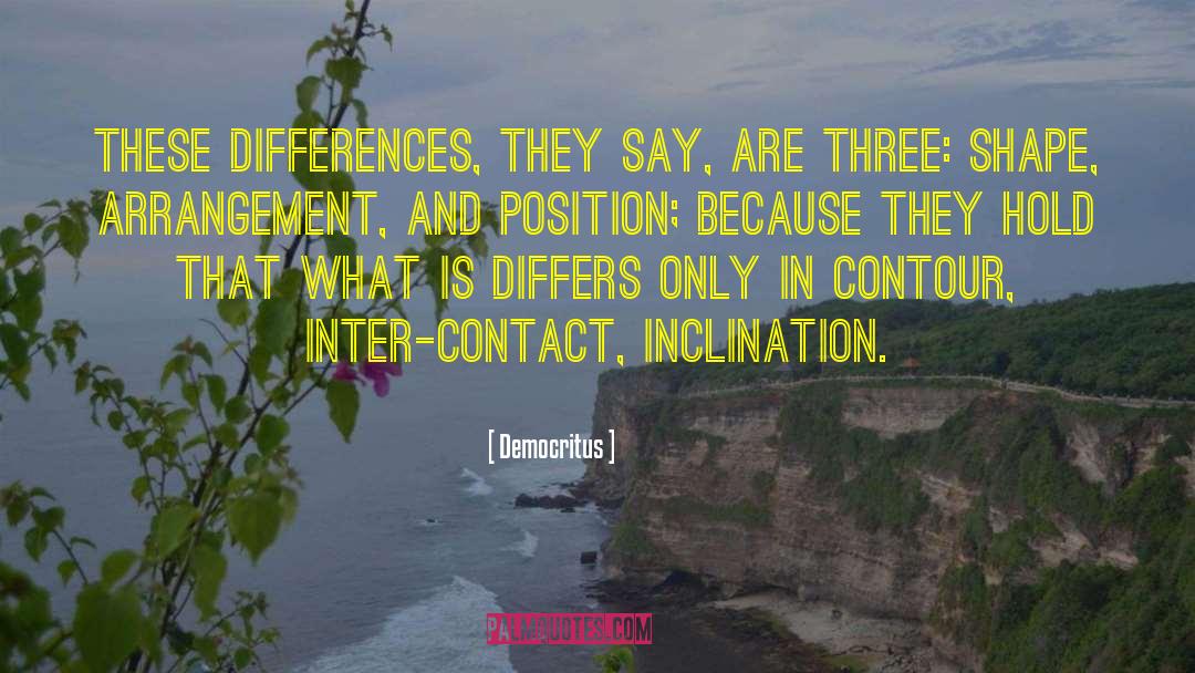 Democritus Quotes: These differences, they say, are