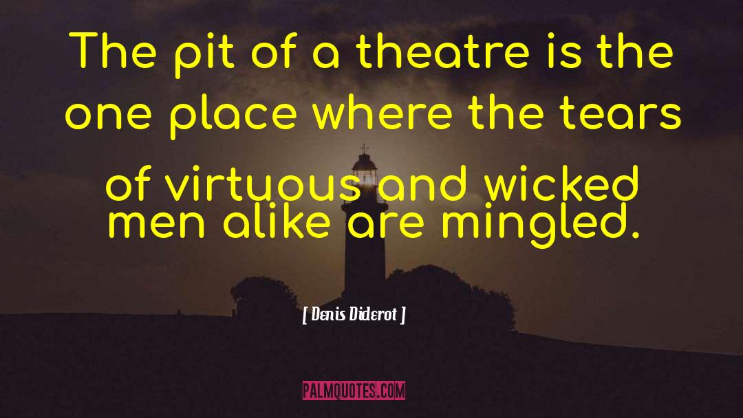 Denis Diderot Quotes: The pit of a theatre