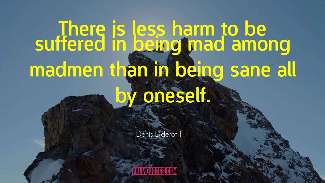 Denis Diderot Quotes: There is less harm to