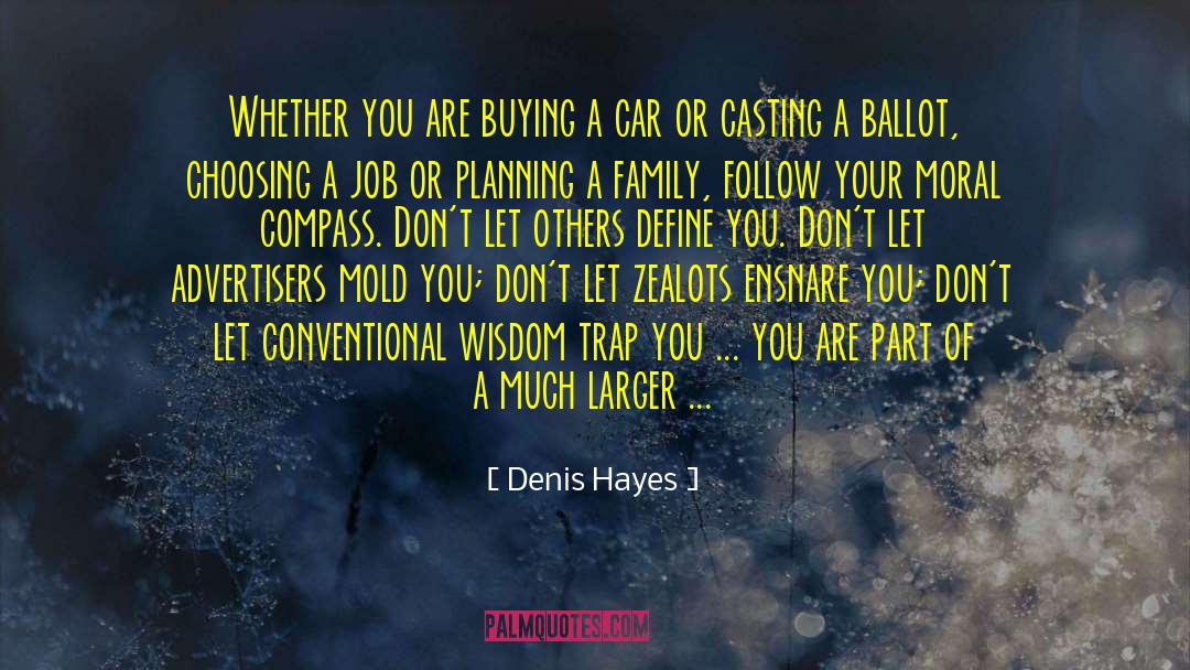 Denis Hayes Quotes: Whether you are buying a