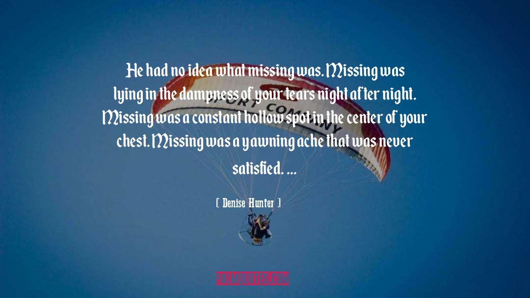 Denise Hunter Quotes: He had no idea what