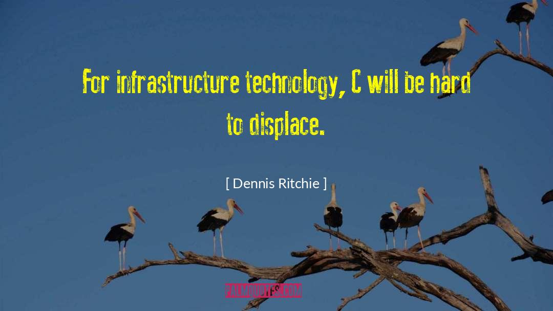 Dennis Ritchie Quotes: For infrastructure technology, C will