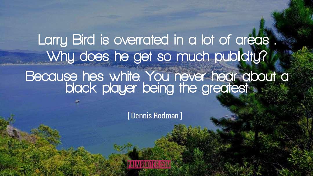 Dennis Rodman Quotes: Larry Bird is overrated in