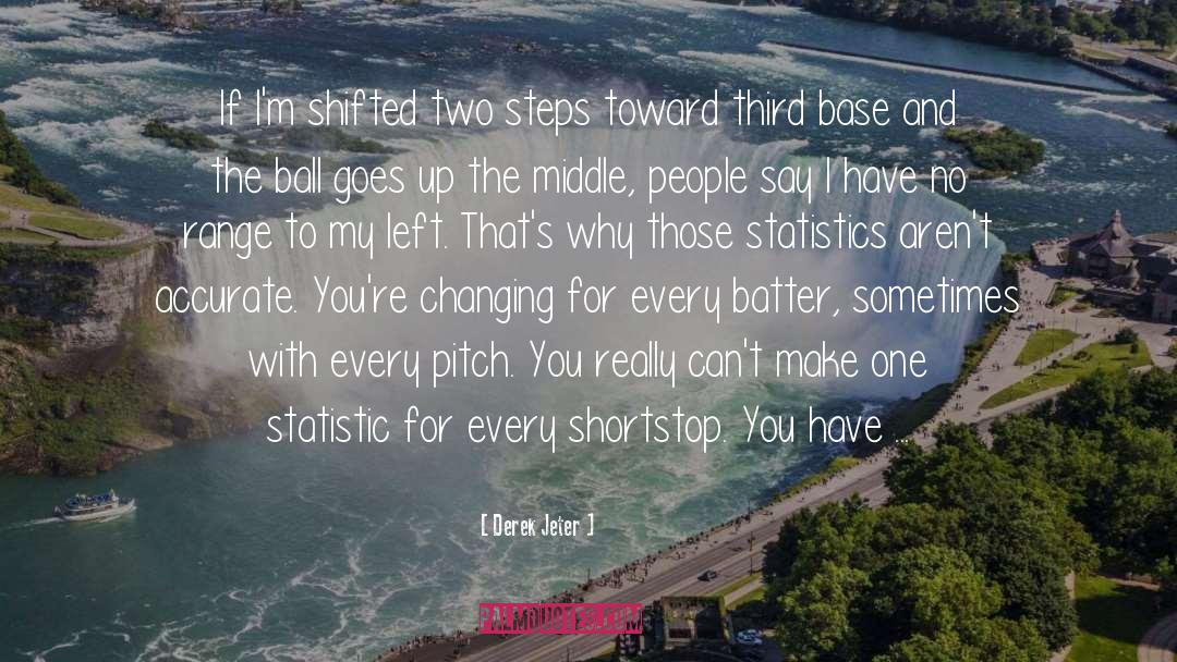 Derek Jeter Quotes: If I'm shifted two steps