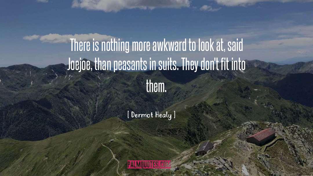 Dermot Healy Quotes: There is nothing more awkward