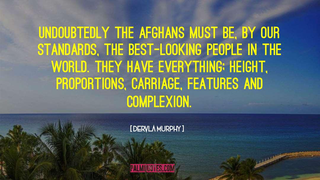 Dervla Murphy Quotes: Undoubtedly the Afghans must be,