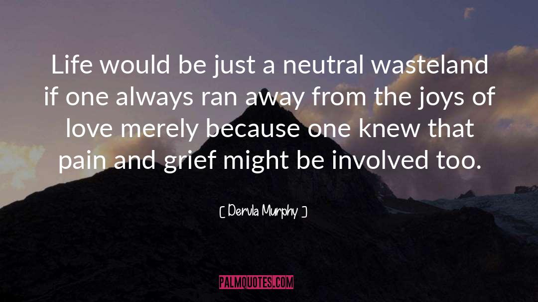 Dervla Murphy Quotes: Life would be just a