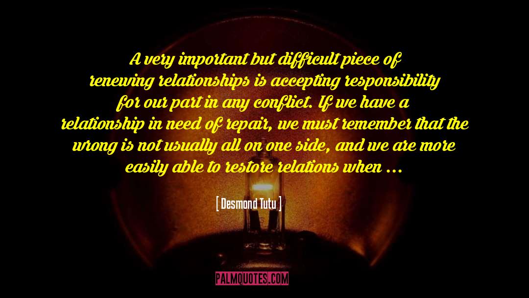 Desmond Tutu Quotes: A very important but difficult