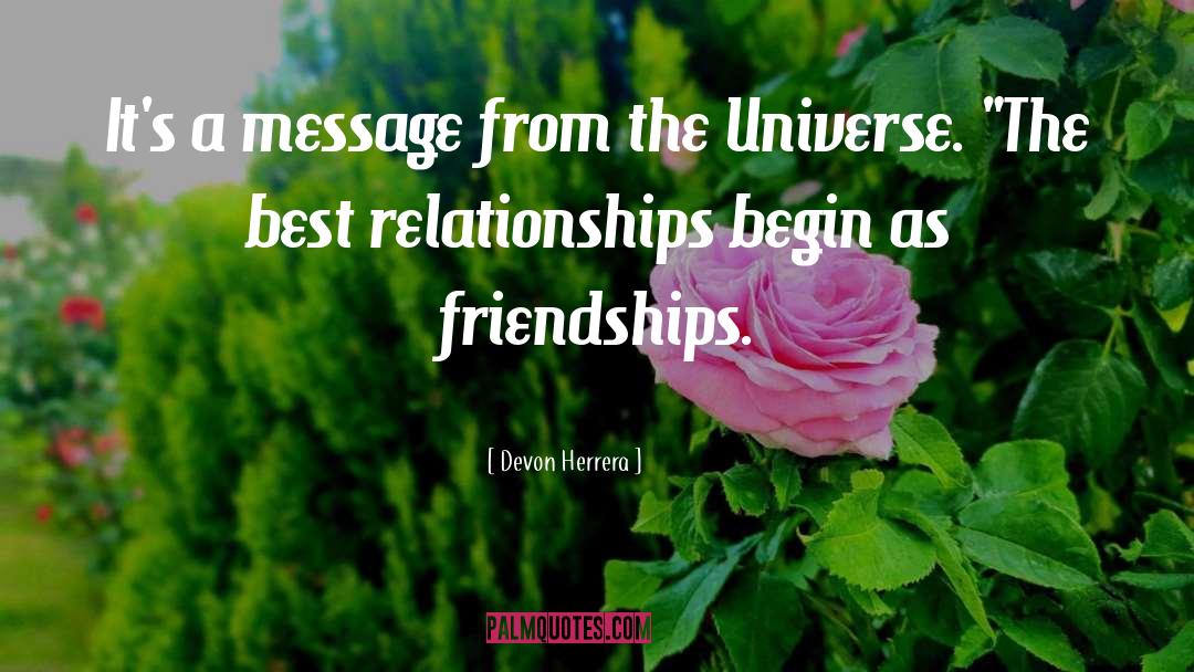 Devon Herrera Quotes: It's a message from the