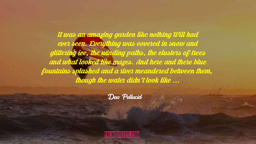 Dew Pellucid Quotes: It was an amazing garden