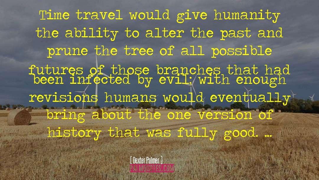 Dexter Palmer Quotes: Time travel would give humanity