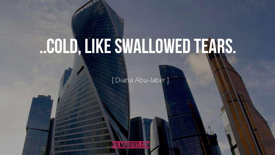 Diana Abu-Jaber Quotes: ..cold, like swallowed tears.