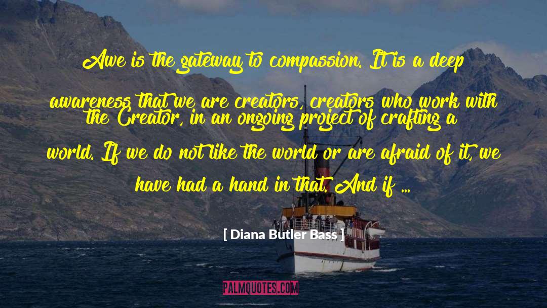 Diana Butler Bass Quotes: Awe is the gateway to