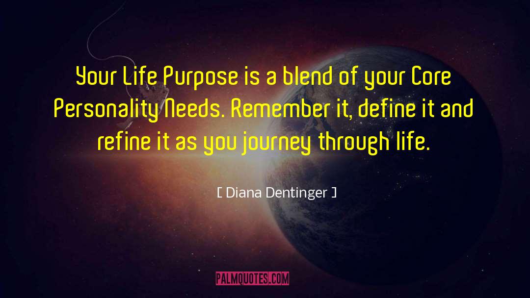 Diana Dentinger Quotes: Your Life Purpose is a