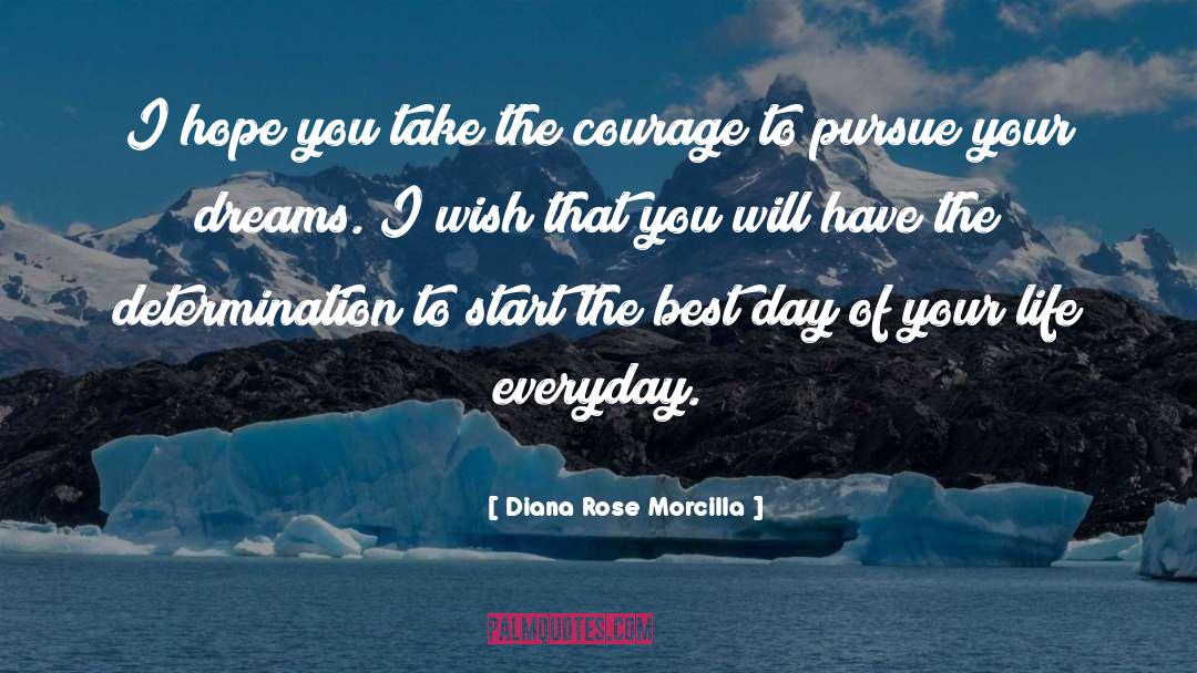 Diana Rose Morcilla Quotes: I hope you take the