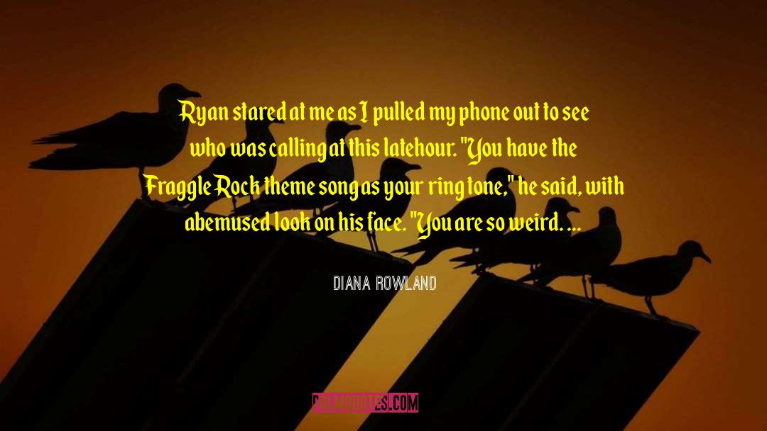 Diana Rowland Quotes: Ryan stared at me as