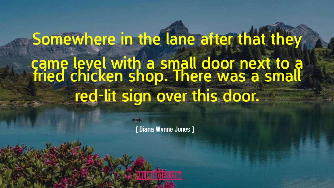 Diana Wynne Jones Quotes: Somewhere in the lane after