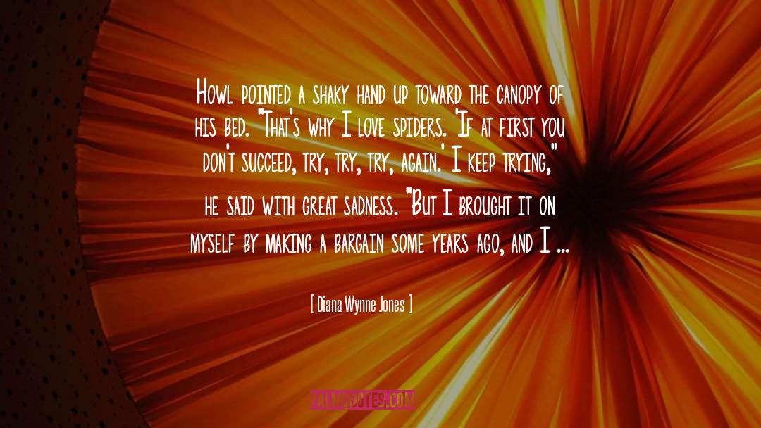 Diana Wynne Jones Quotes: Howl pointed a shaky hand