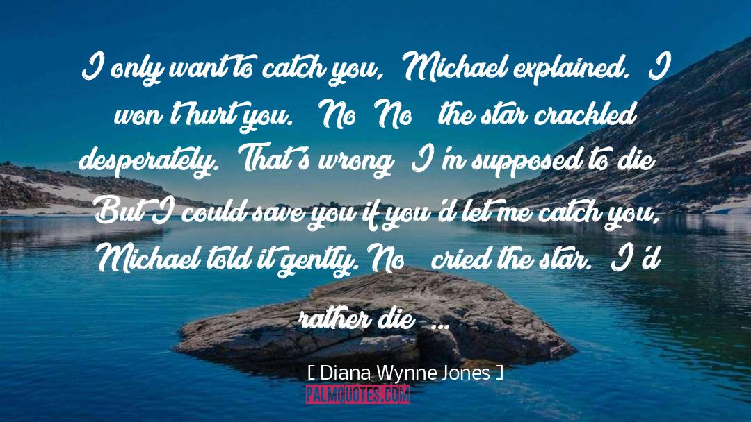 Diana Wynne Jones Quotes: I only want to catch