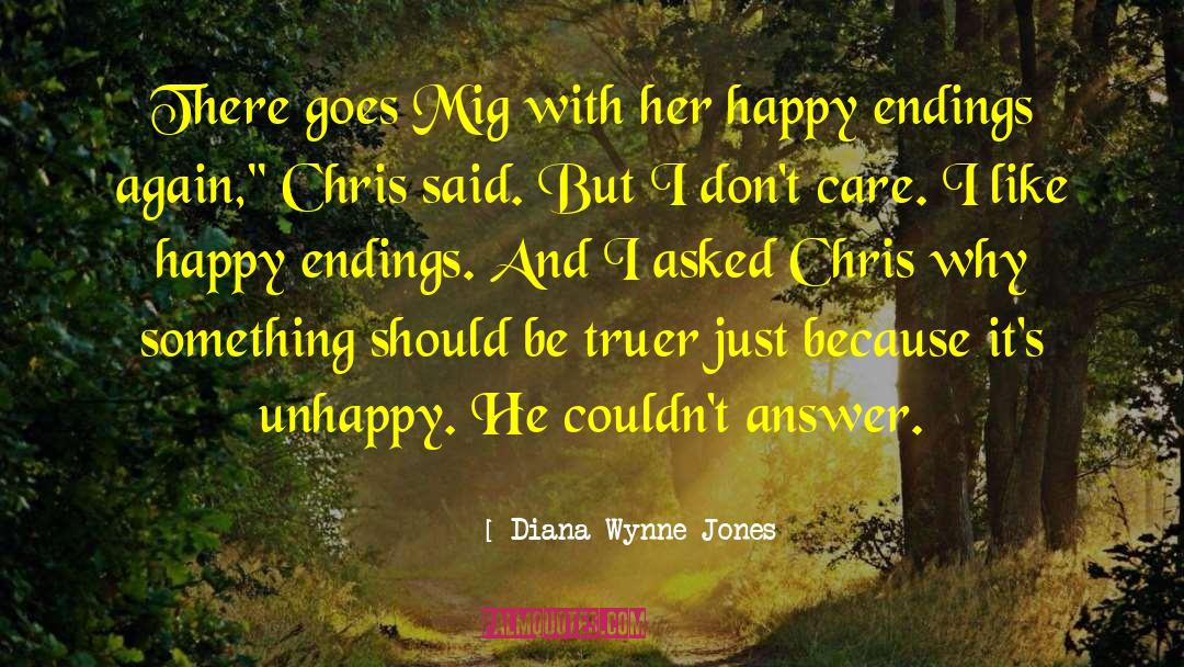 Diana Wynne Jones Quotes: There goes Mig with her