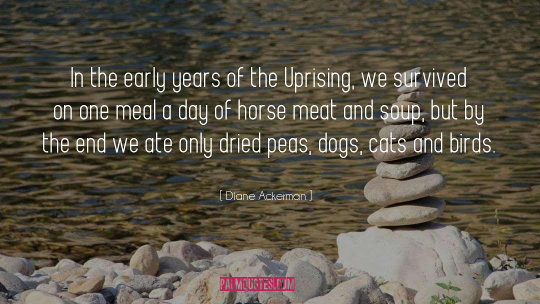 Diane Ackerman Quotes: In the early years of