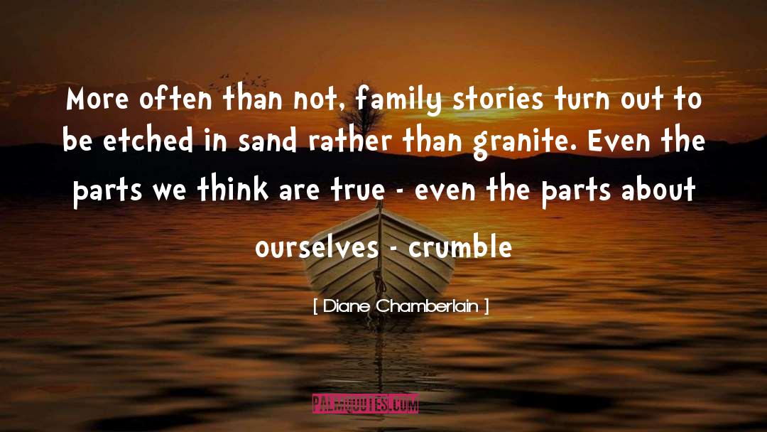 Diane Chamberlain Quotes: More often than not, family