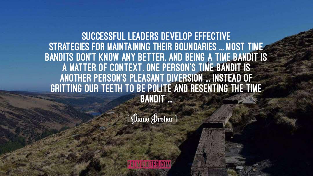 Diane Dreher Quotes: Successful leaders develop effective strategies