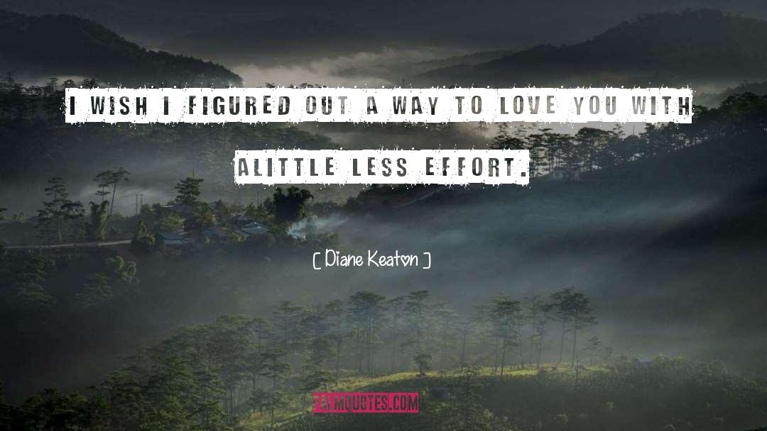 Diane Keaton Quotes: I WISH I FIGURED OUT