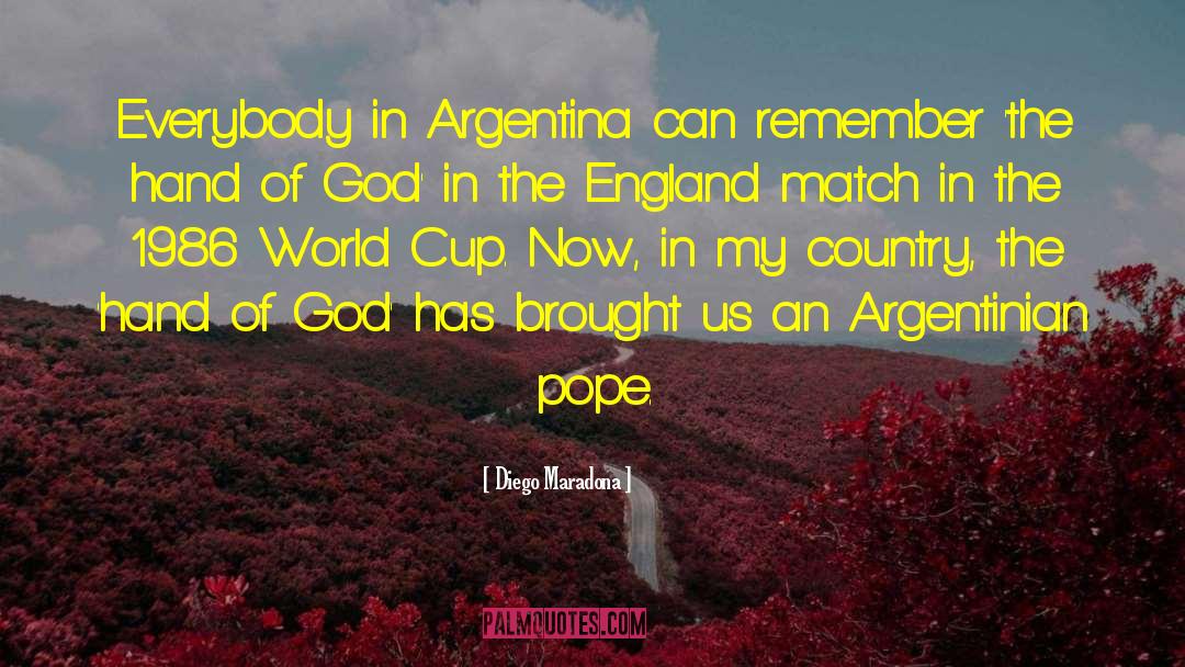 Diego Maradona Quotes: Everybody in Argentina can remember