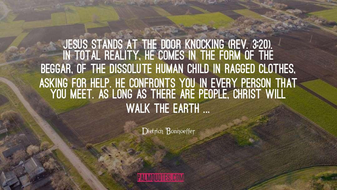 Dietrich Bonhoeffer Quotes: Jesus stands at the door