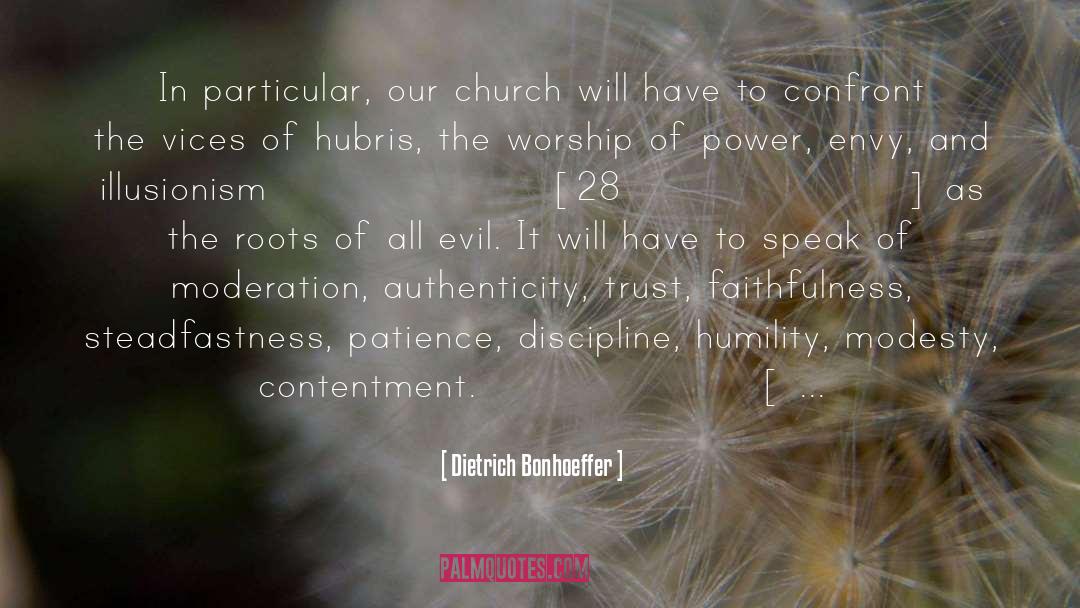 Dietrich Bonhoeffer Quotes: In particular, our church will