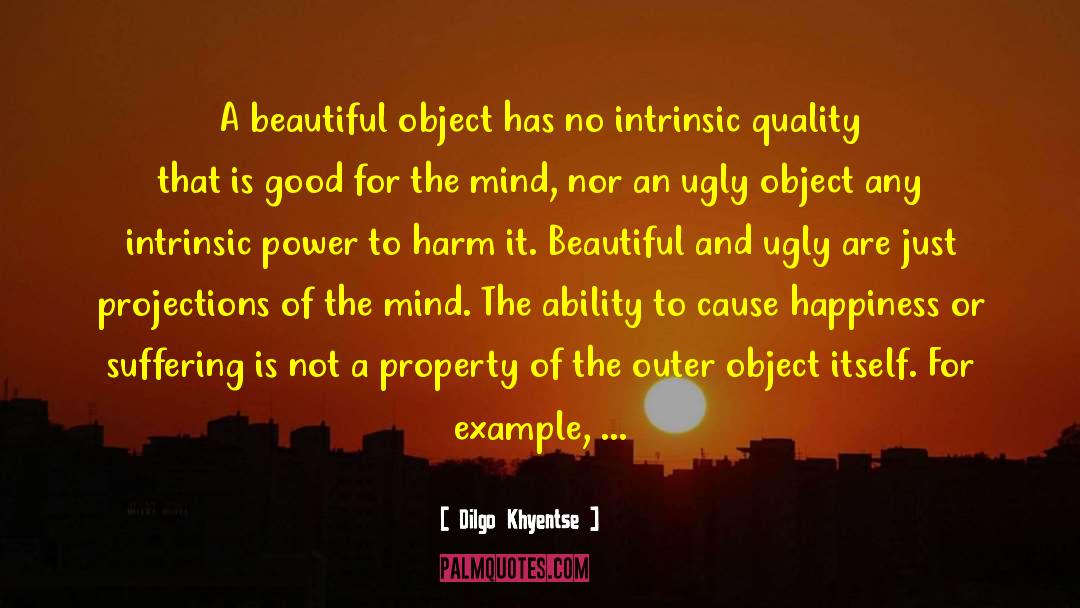 Dilgo Khyentse Quotes: A beautiful object has no