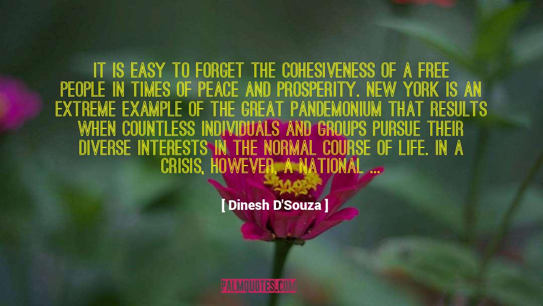 Dinesh D'Souza Quotes: It is easy to forget