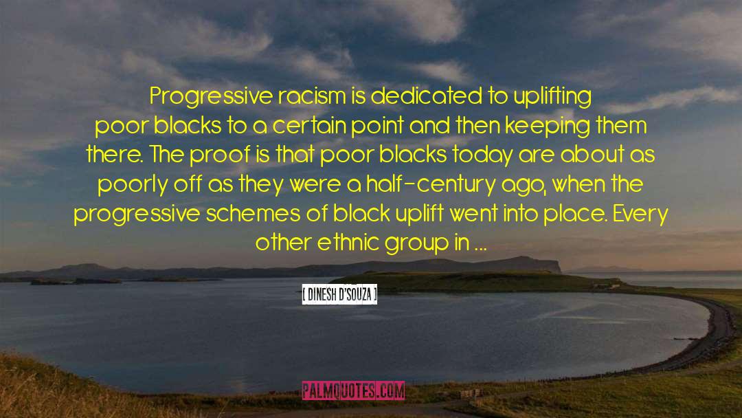 Dinesh D'Souza Quotes: Progressive racism is dedicated to
