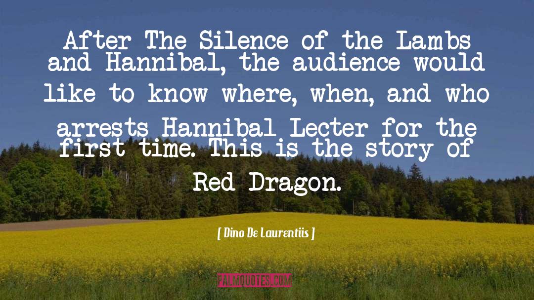 Dino De Laurentiis Quotes: After The Silence of the