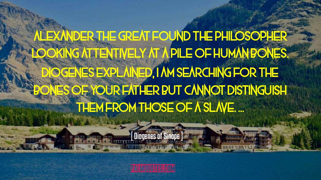 Diogenes Of Sinope Quotes: Alexander the Great found the