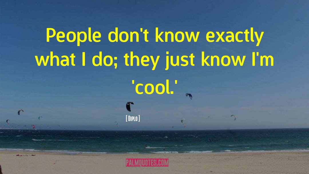 Diplo Quotes: People don't know exactly what
